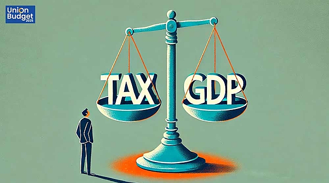 What is the tax-to-GDP ratio? | Union Budget 2025