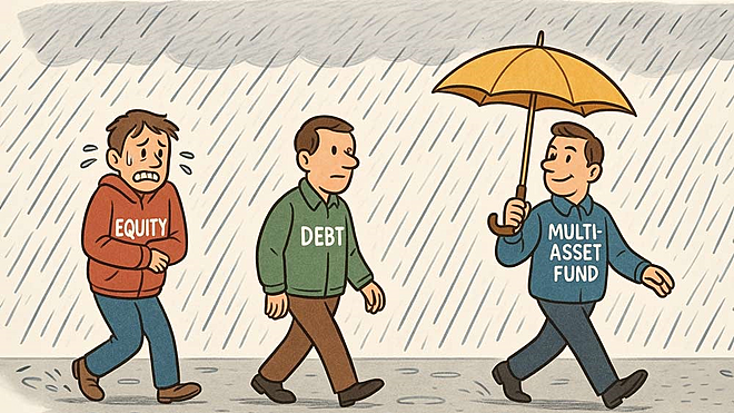 Did multi-asset allocation funds fall less in the recent market downturn?