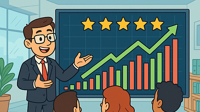 Here is a list of our top-rated stocks that turned cheaper recently
