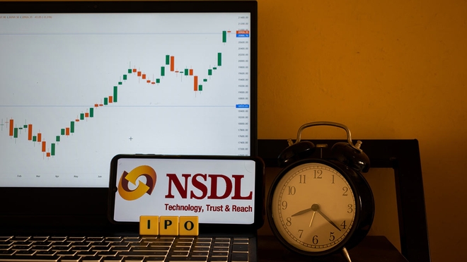 NSDL के शेयर की कीमत में शानदार लिस्टिंग के बाद 4% से ज़्यादा की उछाल