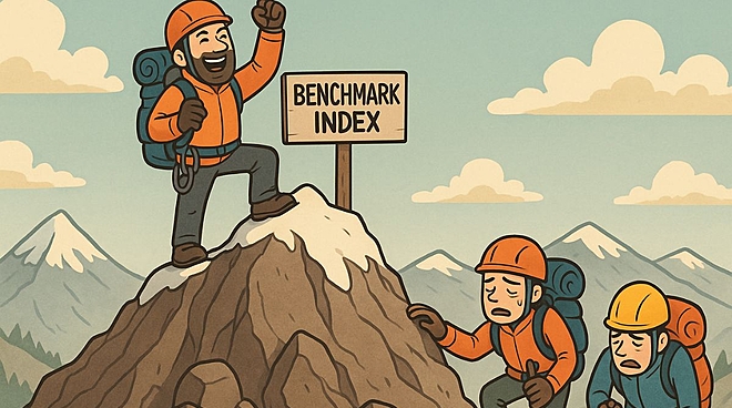 Only 9 out of 26 large-cap funds beat their benchmark. Do you own any?