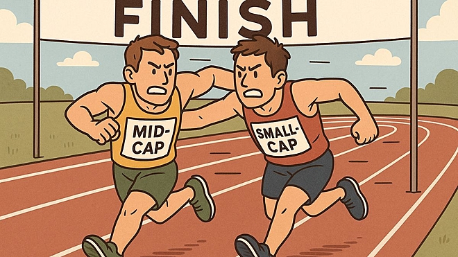 मिड-कैप vs स्मॉल-कैप इंडेक्स: ये एक चौंकाने वाली एकतरफ़ा प्रतिद्वंद्विता है