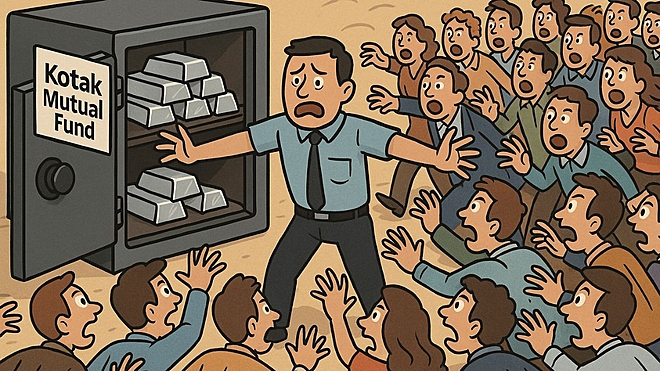 Kotak pauses silver fund inflows amid soaring premiums