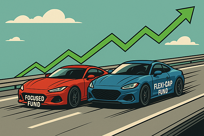 क्या फ़ोकस्ड फ़ंड, फ़्लेक्सी-कैप फ़ंड से बेहतर विकल्प हैं?