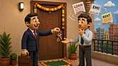 Buy a flat and let rent cover the EMI? The math disagrees