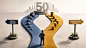 Two routes to the Nifty 50