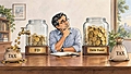 The tax rate is the same. The compounding isn't