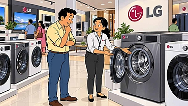 एक साल में LG का शेयर उछला पर मुनाफ़ा पीछे रह गया