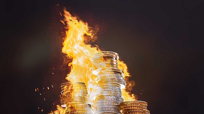 Inflation is effectively the reverse of compound interest. Take a closer look at the problem.