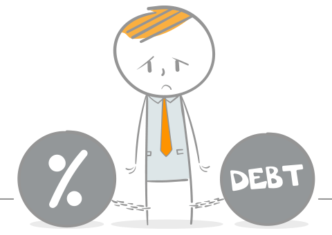 Business groups with high debt