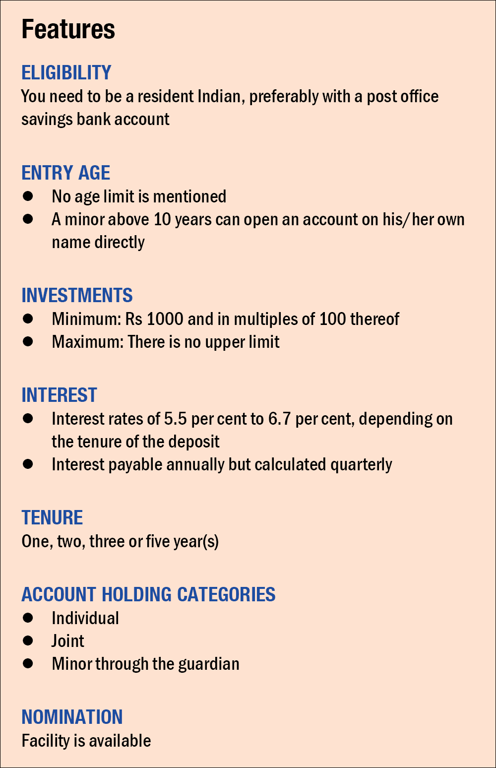 Learn all about the Post Office Term Deposit | Value Research