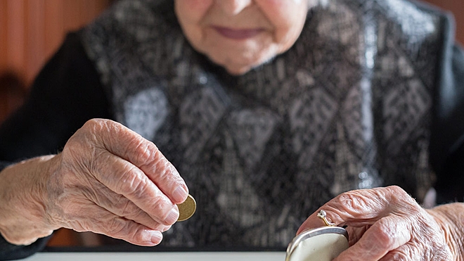 During the decades of retired life, inflation destroys the value of your savings relentlessly. And there's only one way to fight old age poverty