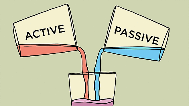 A healthy mix of active and passive
