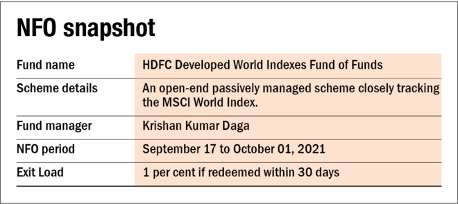 HDFC adds a fund in the international category