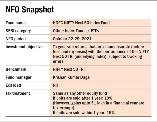 NFO review: HDFC Nifty Next 50 Index Fund