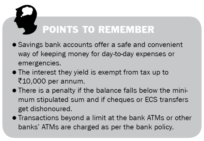 Types of savings bank account