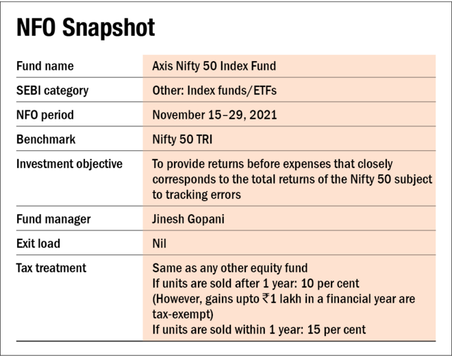 NFO review: Axis Nifty 50 Index Fund