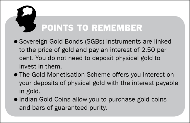 Sovereign gold schemes