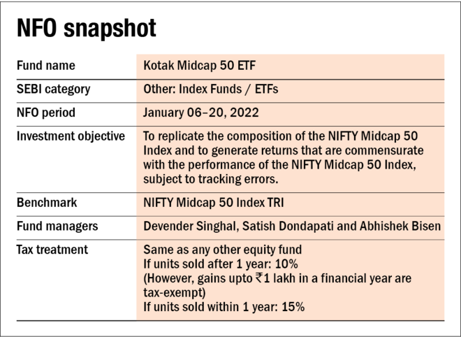 NFO review: Kotak Midcap 50 ETF
