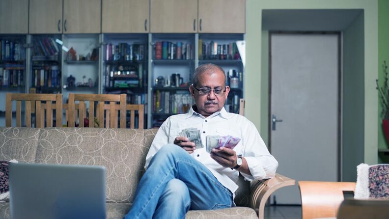 Where should a retiree invest the proceeds of a bank FD?