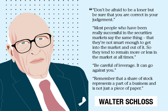 How to pick stocks the Walter Schloss way
