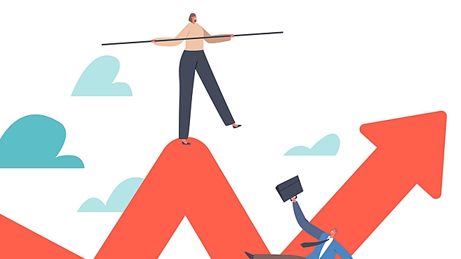 What should an investor do as the market turns volatile?