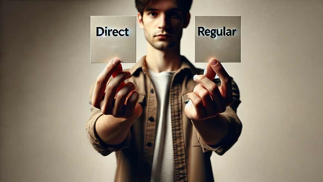 Regular and Direct plan difference. in Hindi