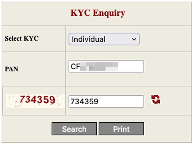 How to check your mutual fund KYC status?