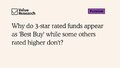 Value Research Rating vs Best Buys